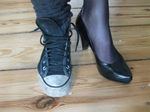 same person, different shoes.